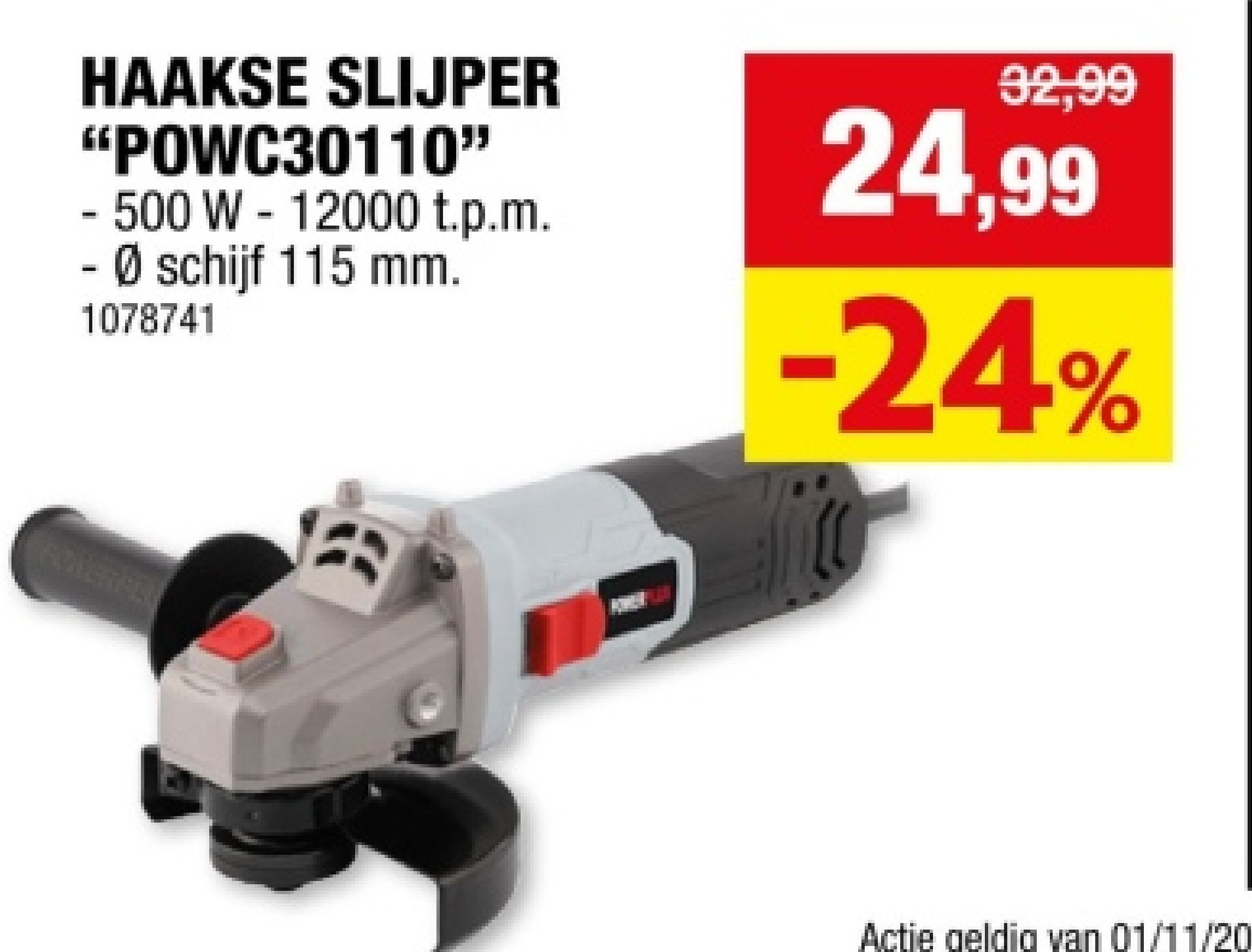 HAAKSE SLIJPER "POWC30110"