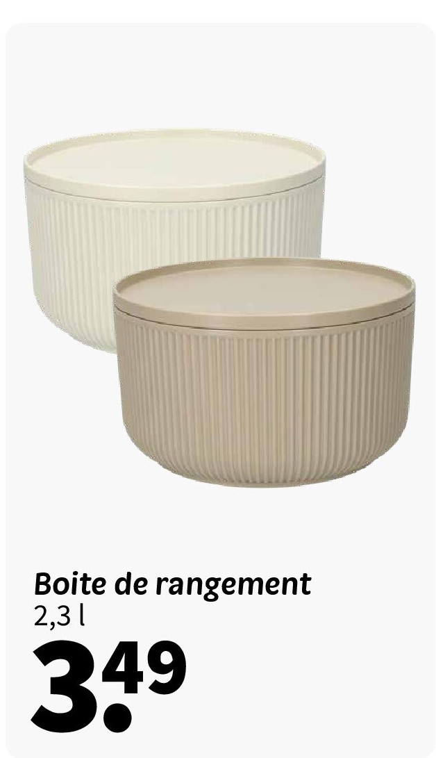 Boite de rangement