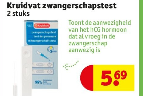 Kruidvat zwangerschapstest