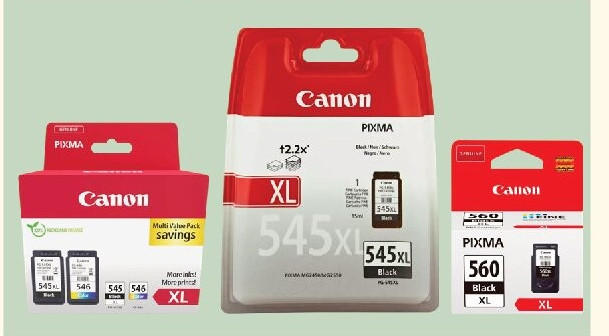 Cartouches d'encre XL Canon