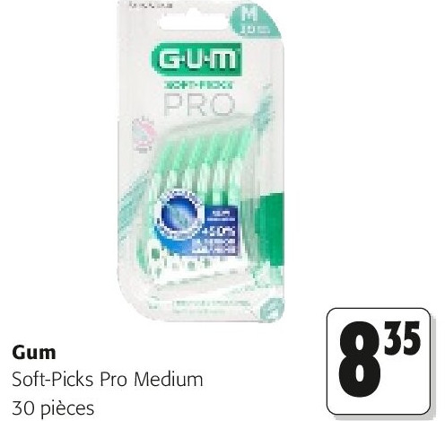 Gum Soft-Picks Pro Medium 30 pièces