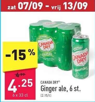 Ginger ale, 6st.
