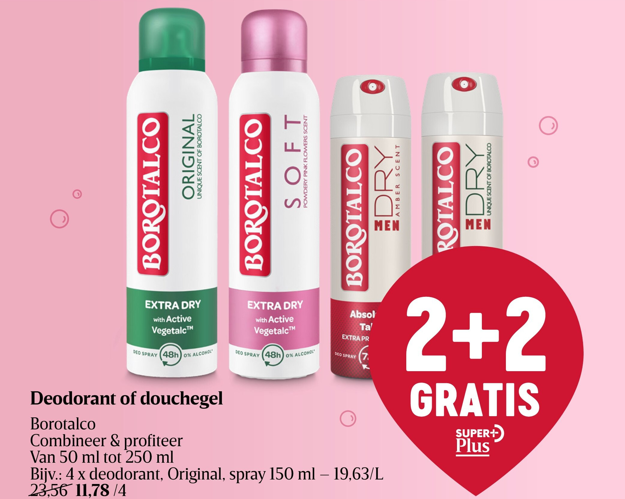 Deodorant of douchegel