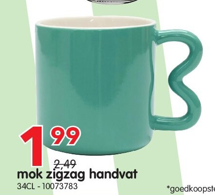 mok zigzag handvat