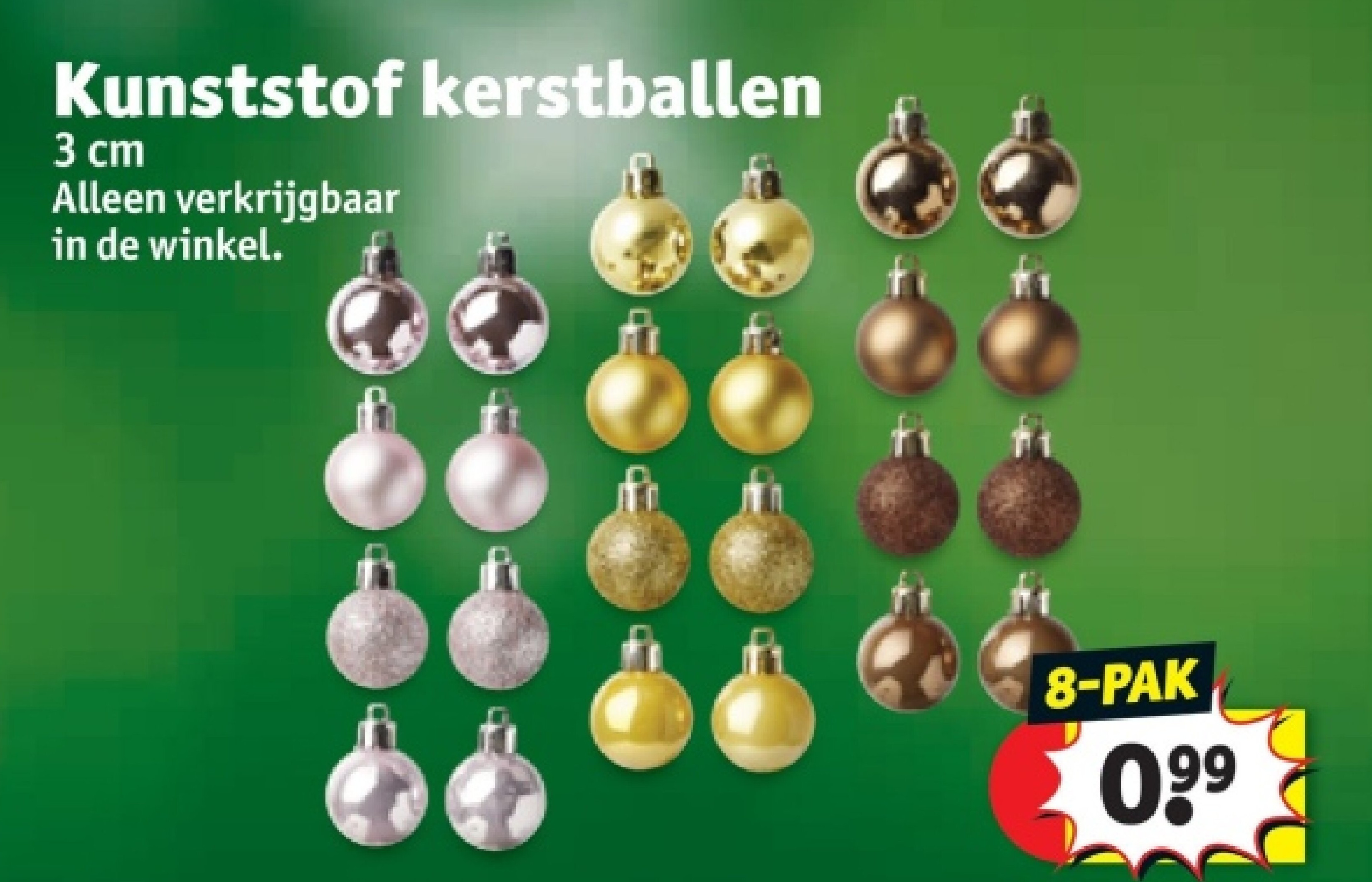 Kunststof kerstballen