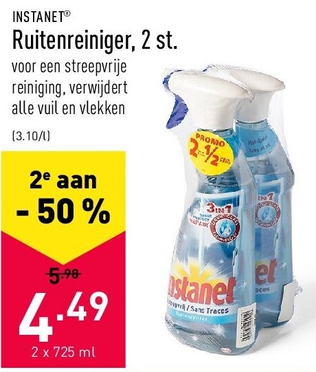 Ruitenreiniger, 2 st.