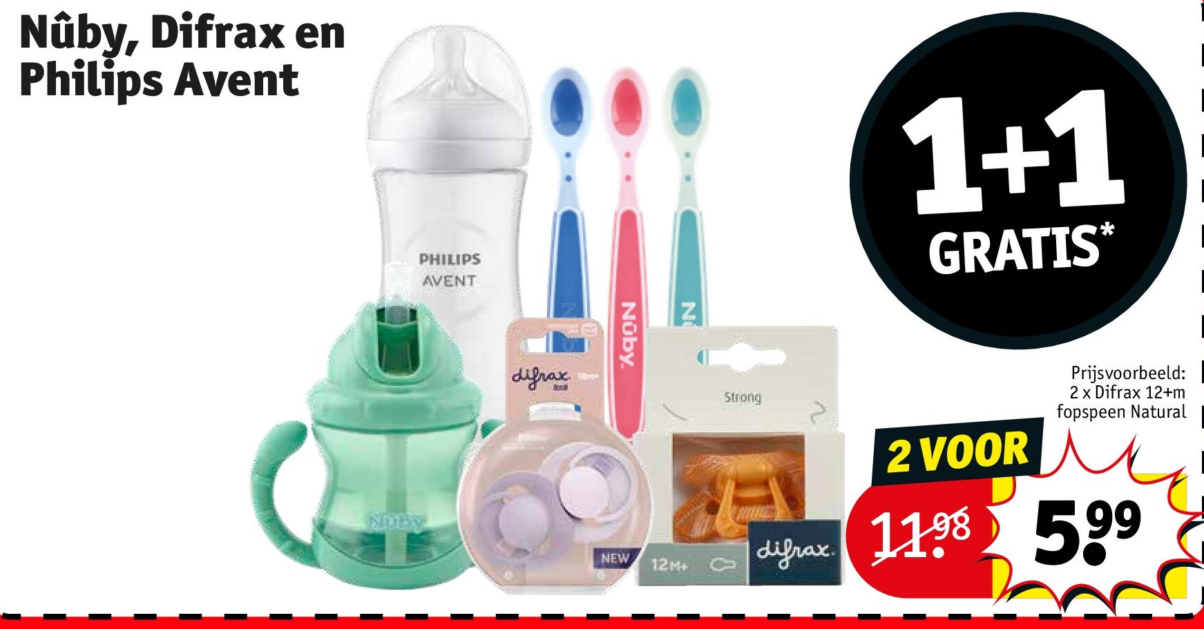 Nûby, Difrax en Philips Avent