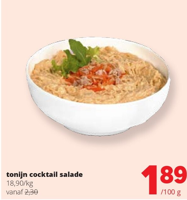 tonijn cocktail salade