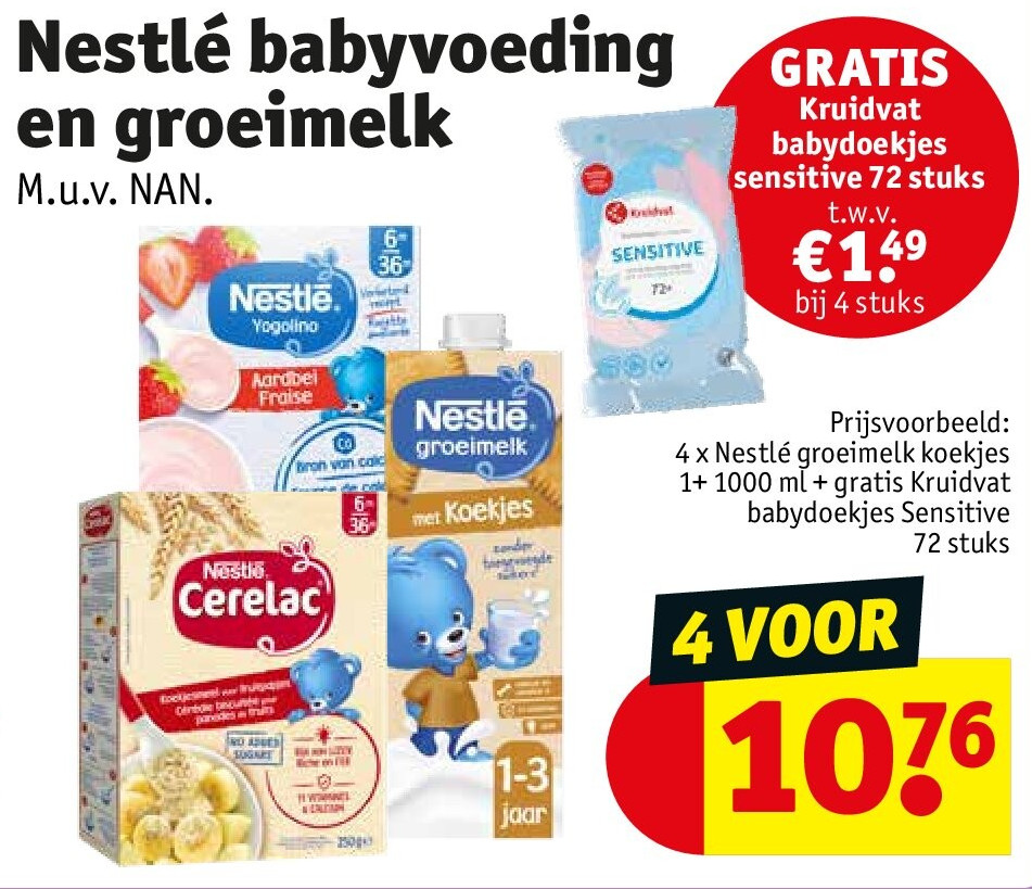 Nestlé babyvoeding en groeimelk