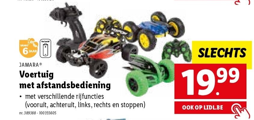 Voertuig met afstandsbediening