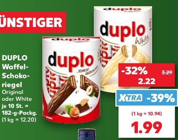 DUPLO WaffelSchokoriegel Original