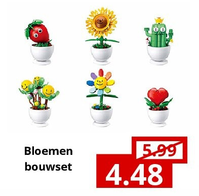 Bloemen bouwset