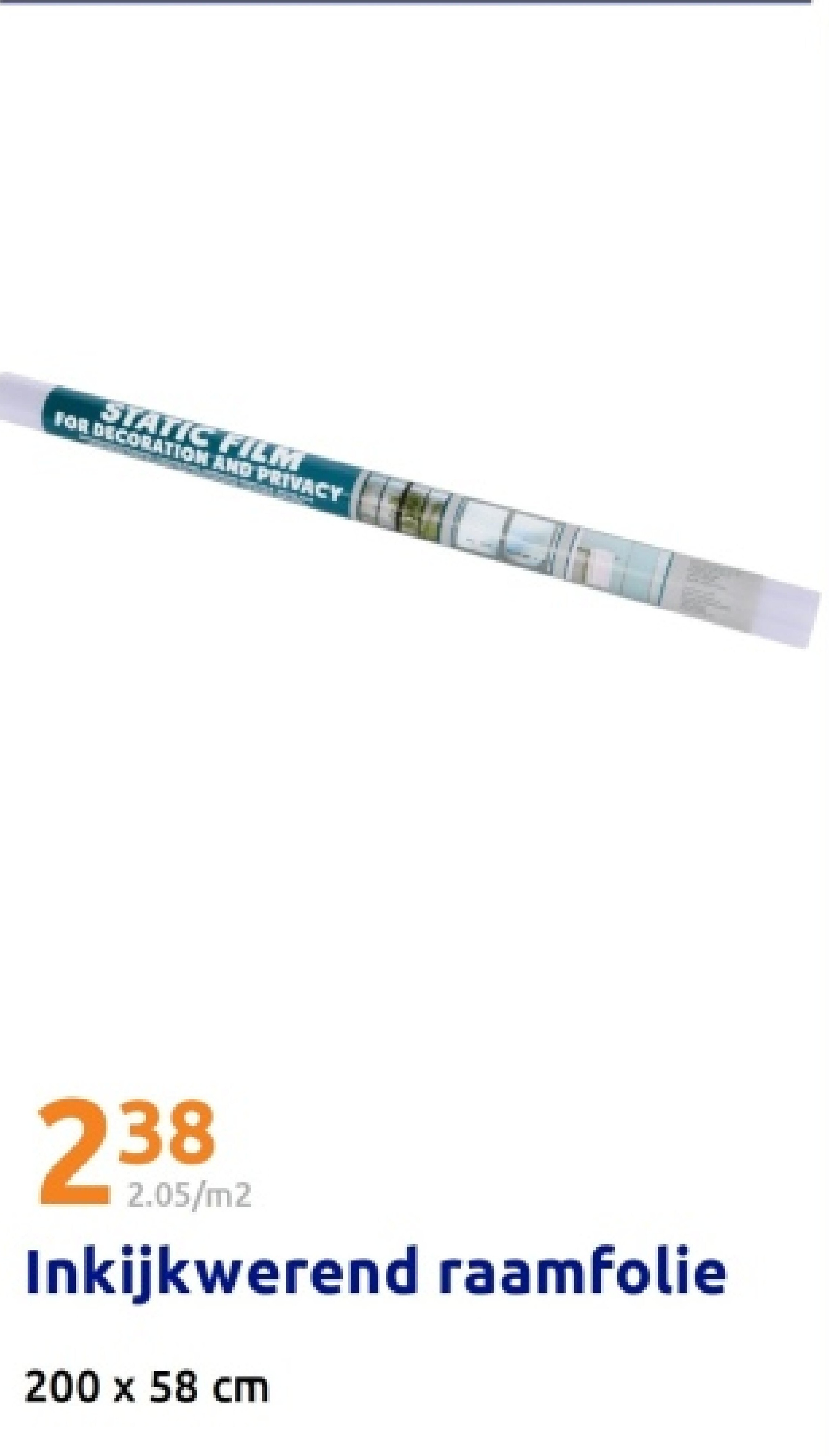 Inkijkwerend raamfolie