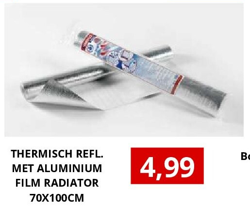 THERMISCH REFL. MET ALUMINIUM FILM RADIATOR 70X100CM