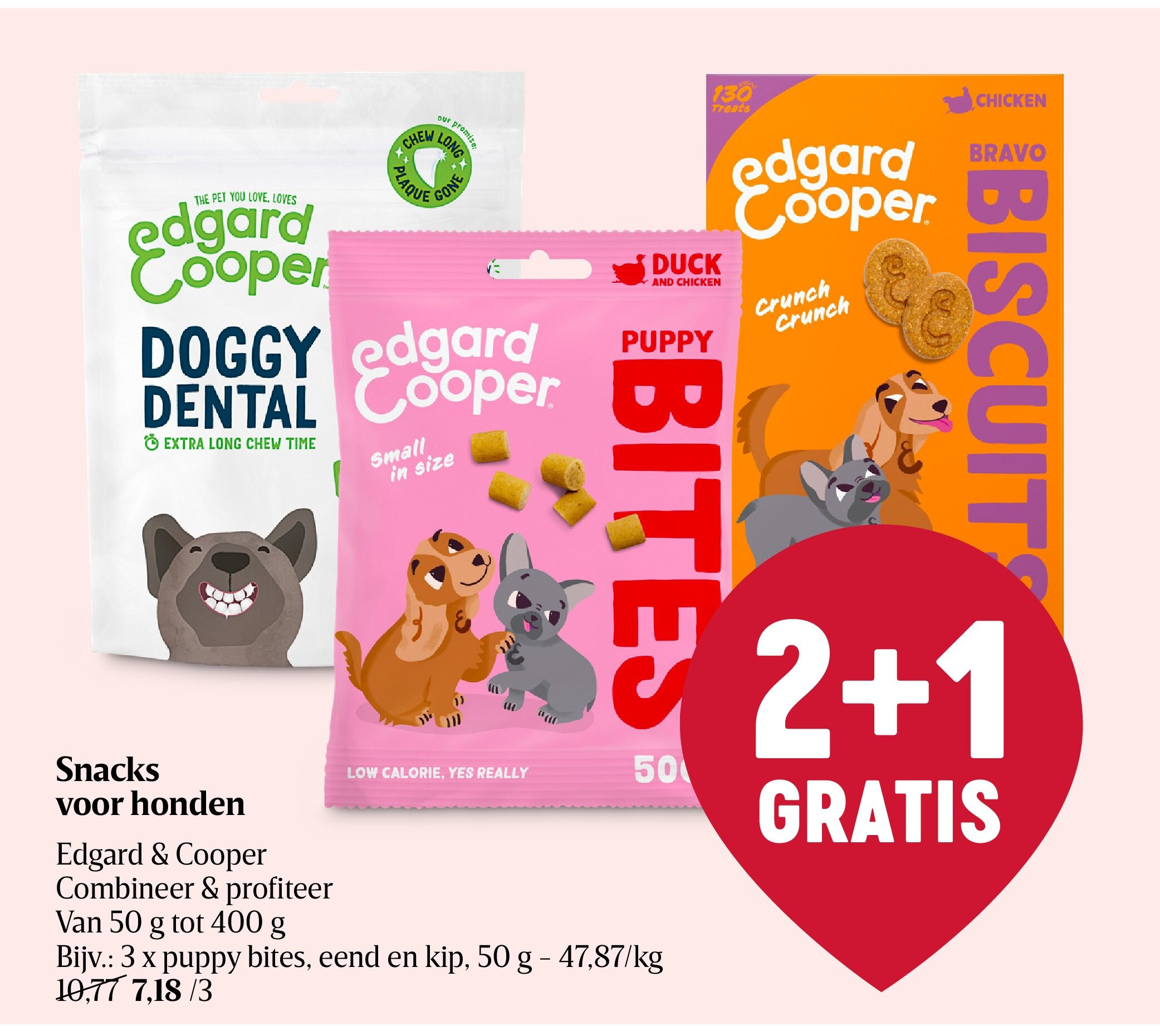 Snacks voor honden