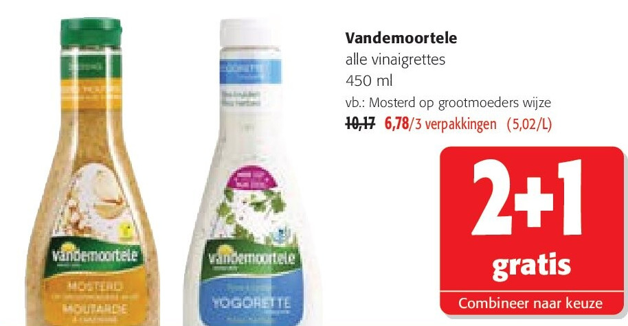 Vandemoortele alle vinaigrettes 450 ml