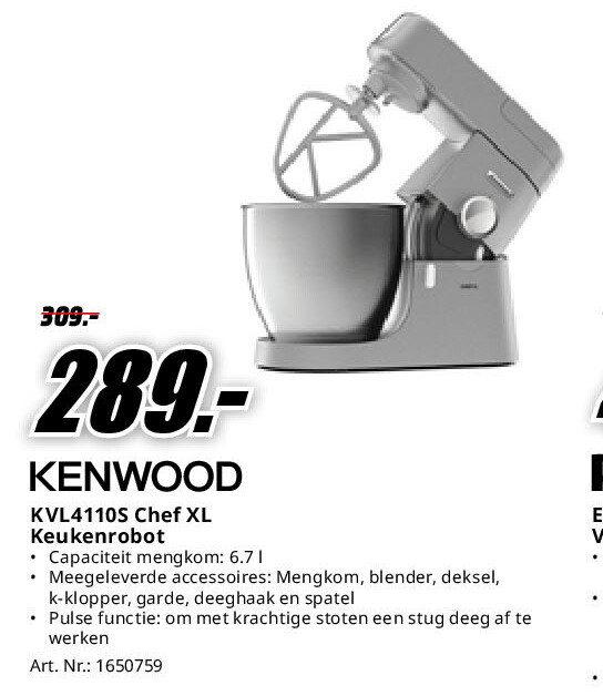 KVL4110S Chef XL Keukenrobot