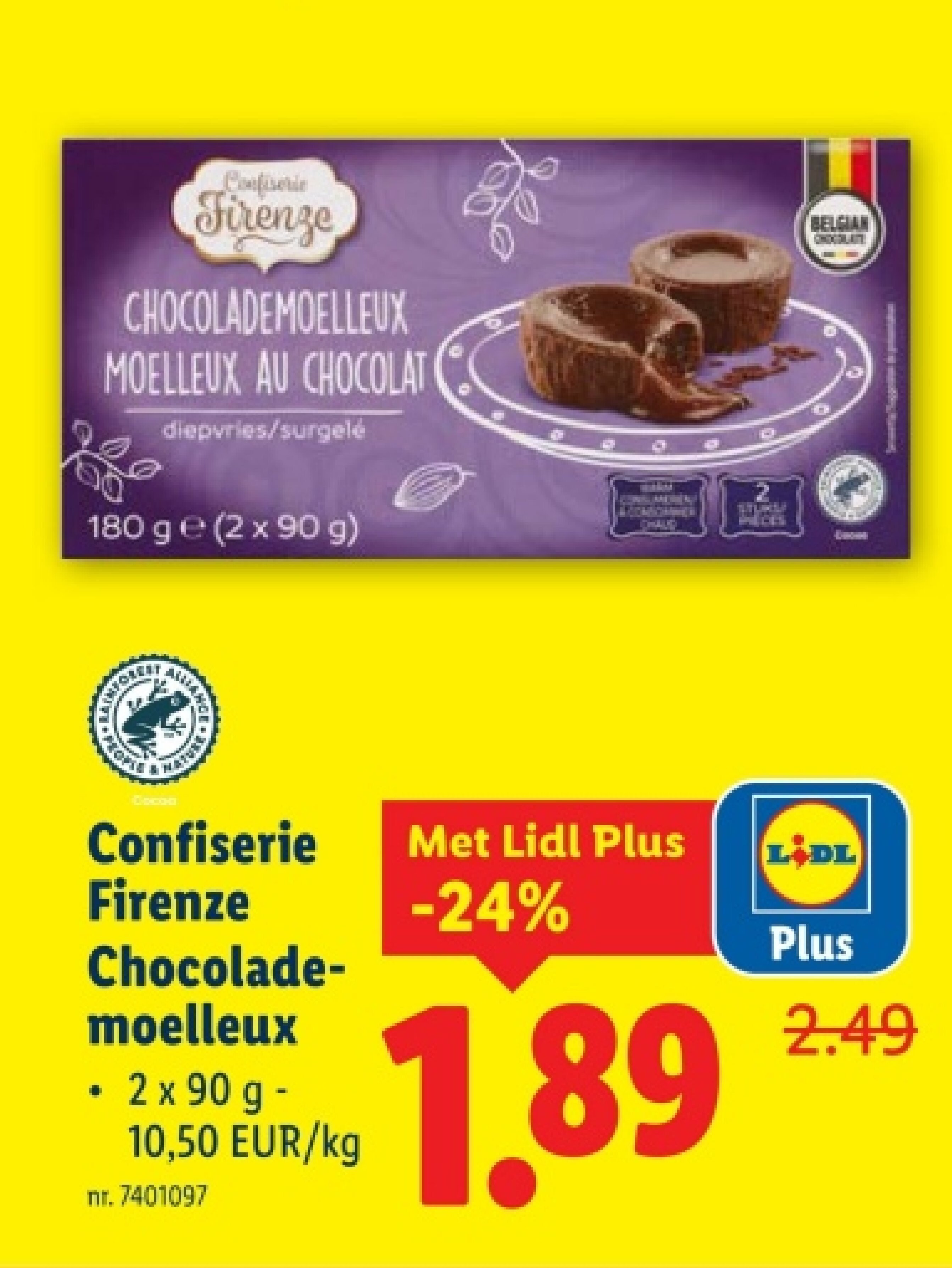 Confiserie Firenze Chocolademoelleux