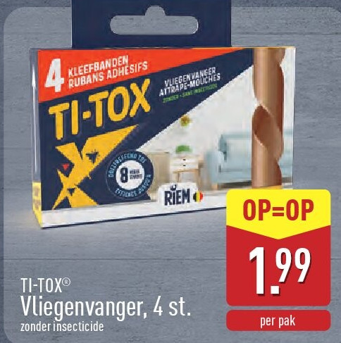 Vliegenvanger, 4st.