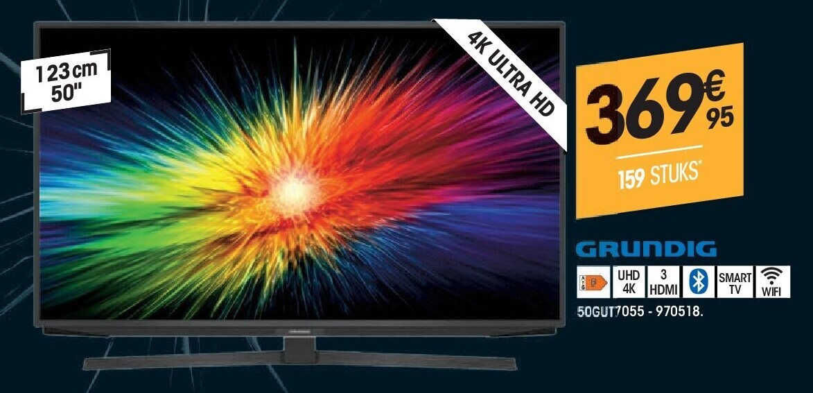 GRUNDIG 4K ULTRA HD SMART TV 50"