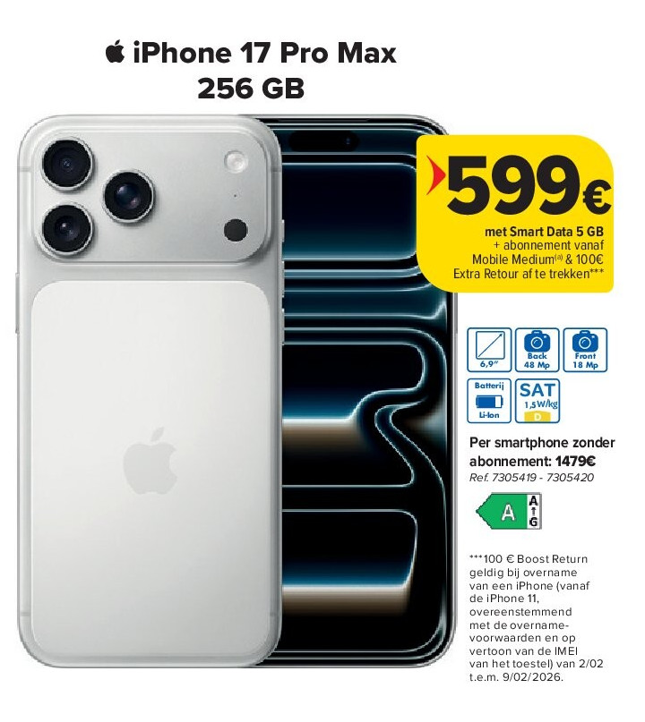 iPhone 17 Pro Max 256 GB