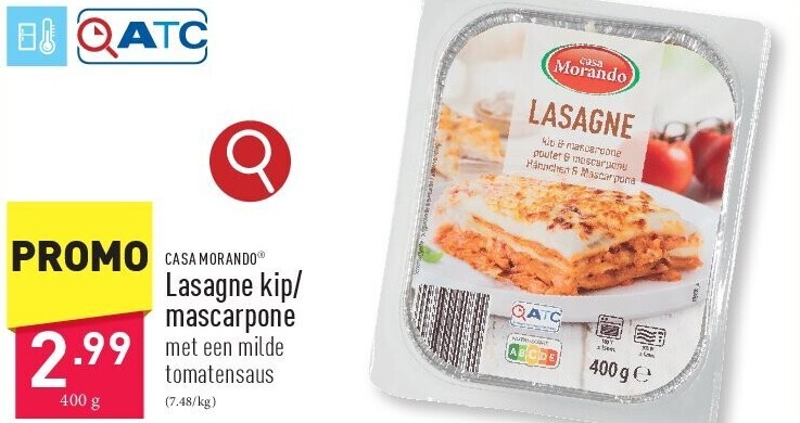 Lasagne kip/mascarpone