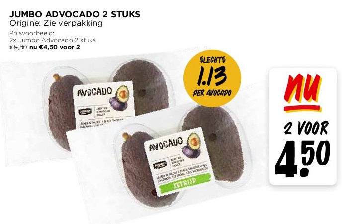 JUMBO ADVOCADO 2 STUKS