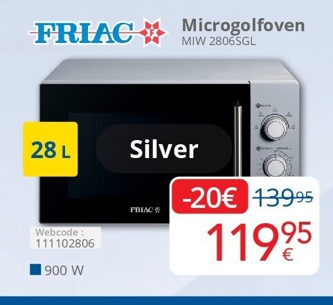 Microgolfoven MIW 2806SGL