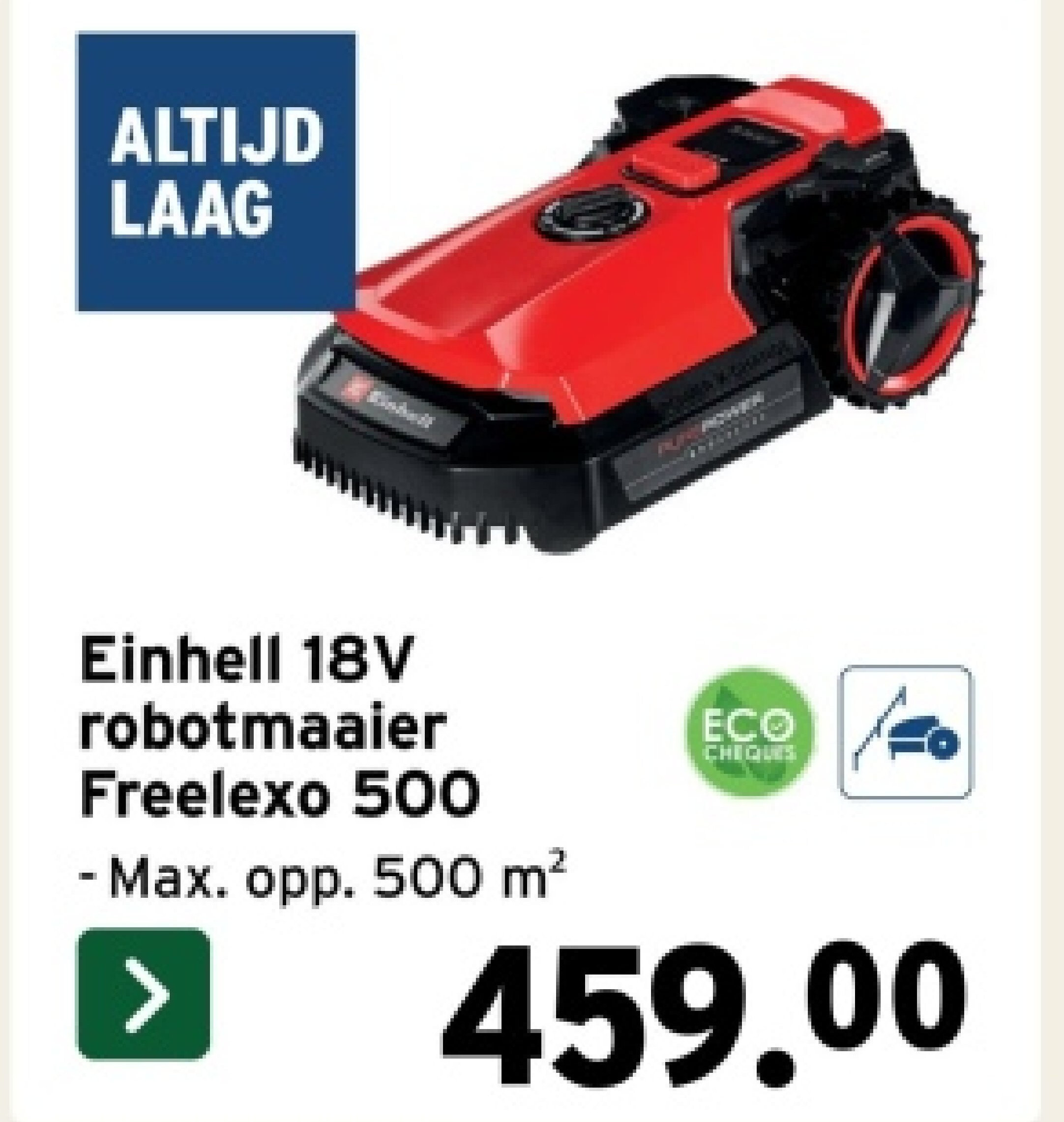 Einhell 18V robotmaaier Freelexo 500