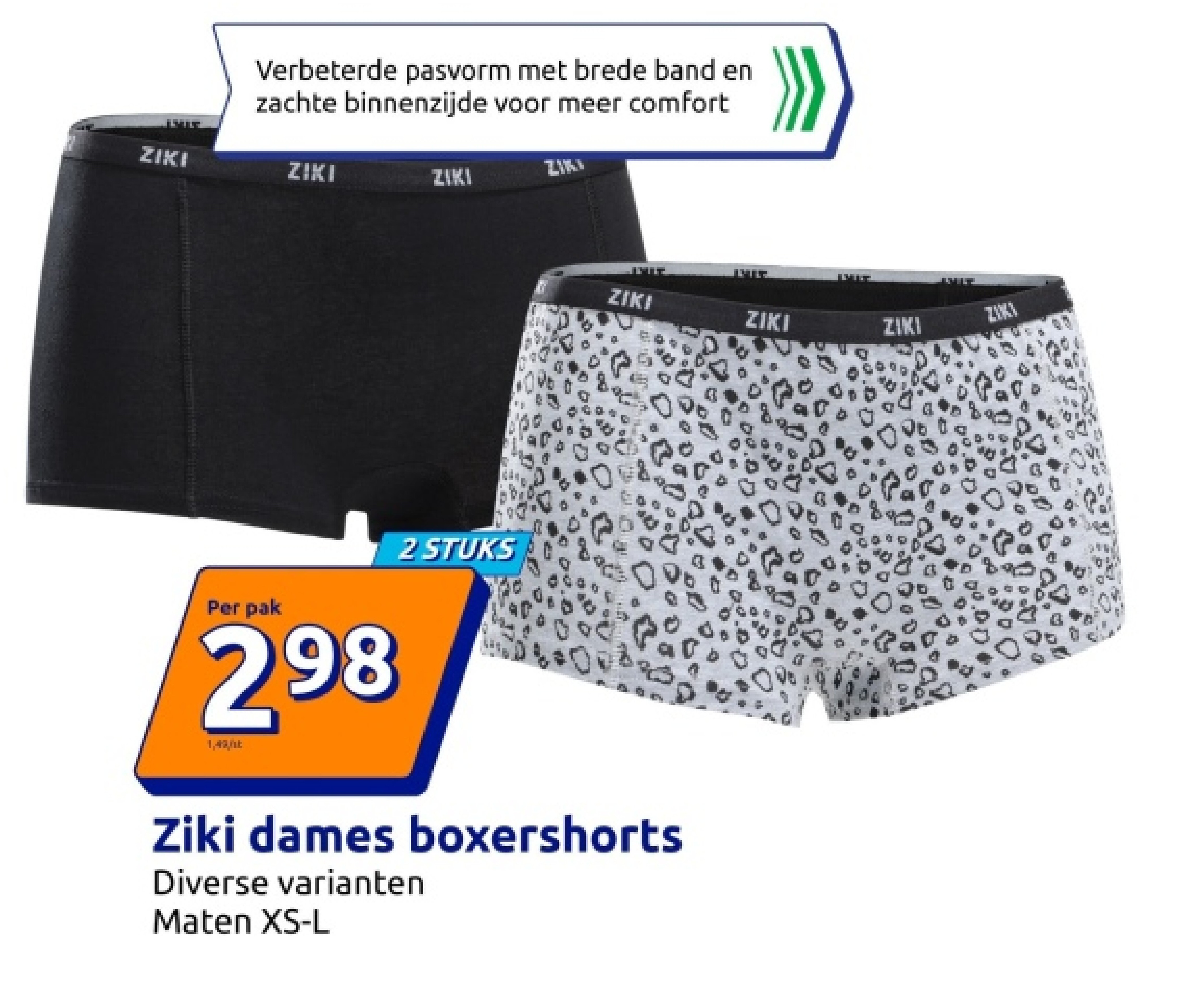Ziki dames boxershorts