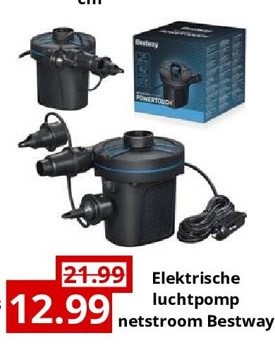 Elektrische luchtpomp netstroom Bestway