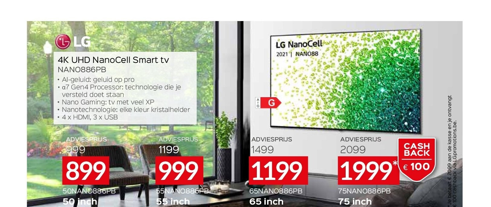 LG 4K UHD NanoCell Smart tv NANO886PB 75inch