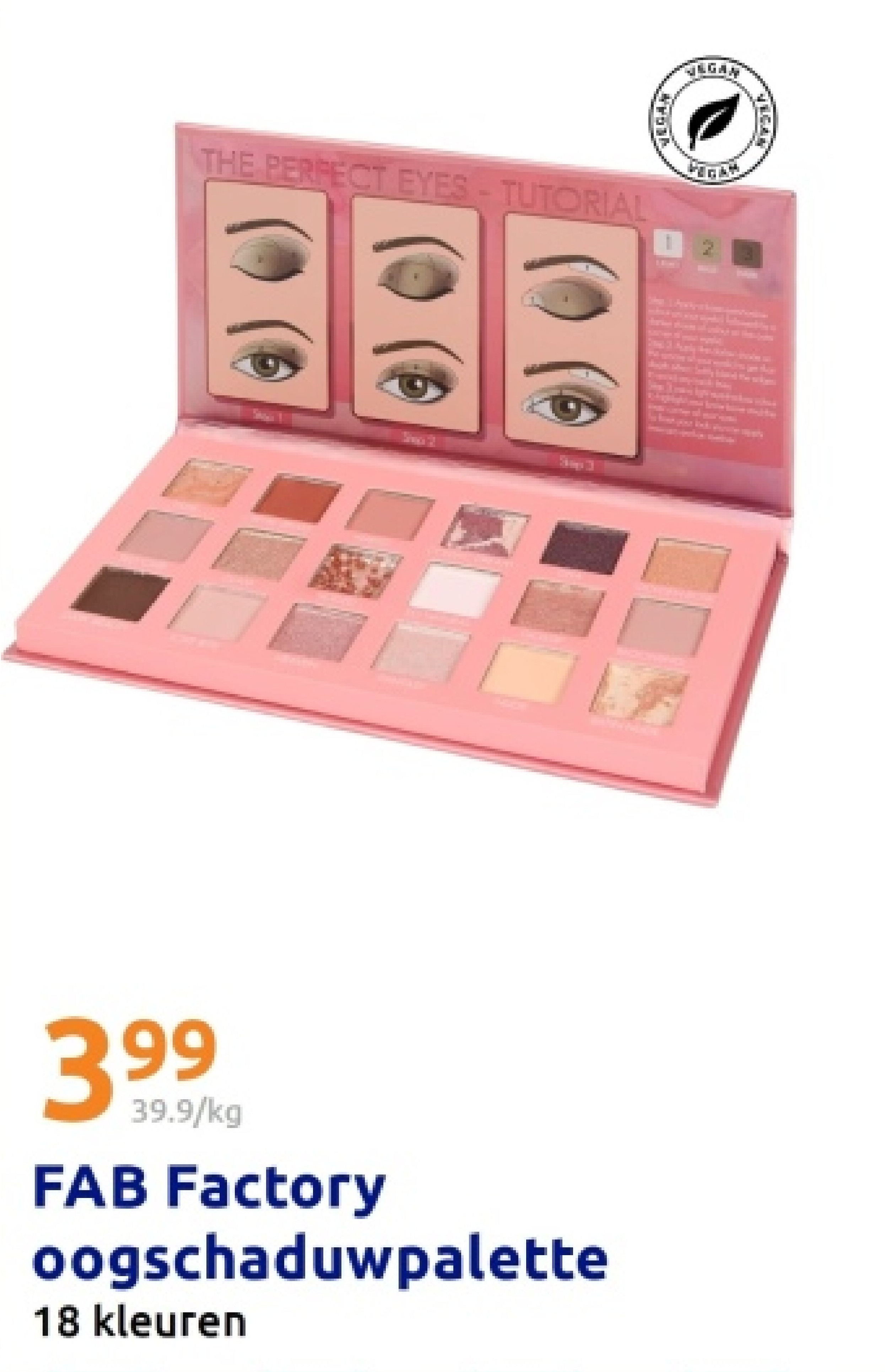 FAB Factory oogschaduwpalette