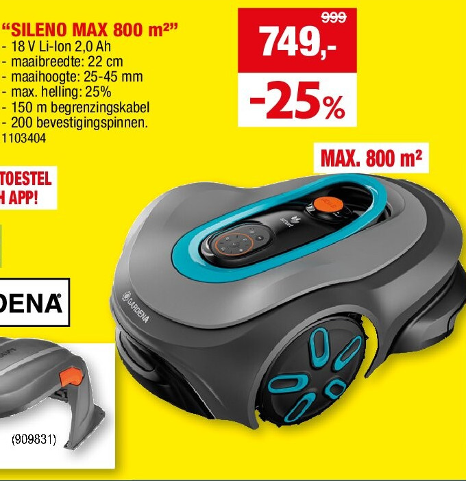 ROBOTMAAIER “SILENO MAX 800 m²”
