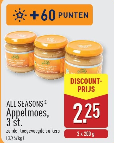 Appelmoes, 3 st.
