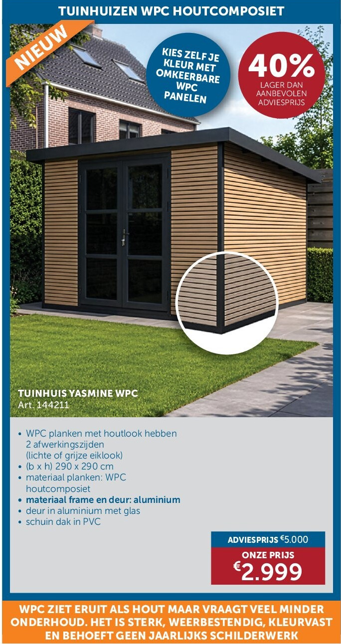 TUINHUIS YASMINE WPC
