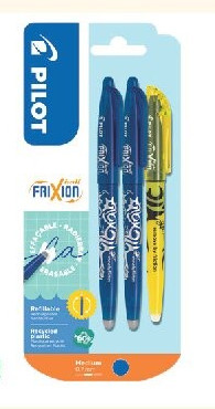 2 Frixion Ball + 1 Frixion Light jaune