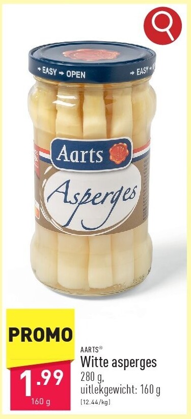 Witte asperges