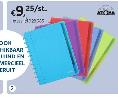ATOMA SCHRIFT A4 GERUIT MET TABBLADEN
