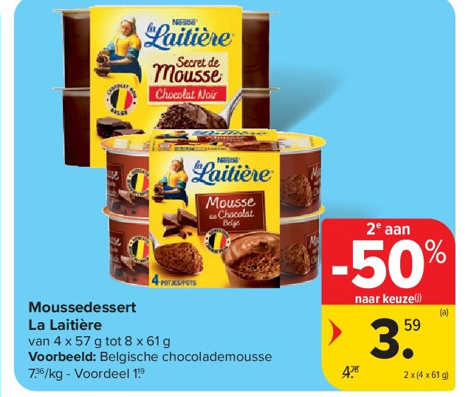 Moussedessert La Laitière