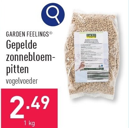 Gepelde zonnebloempitten