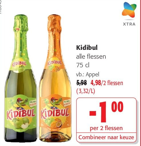 Kidibul alle flessen 75 cl