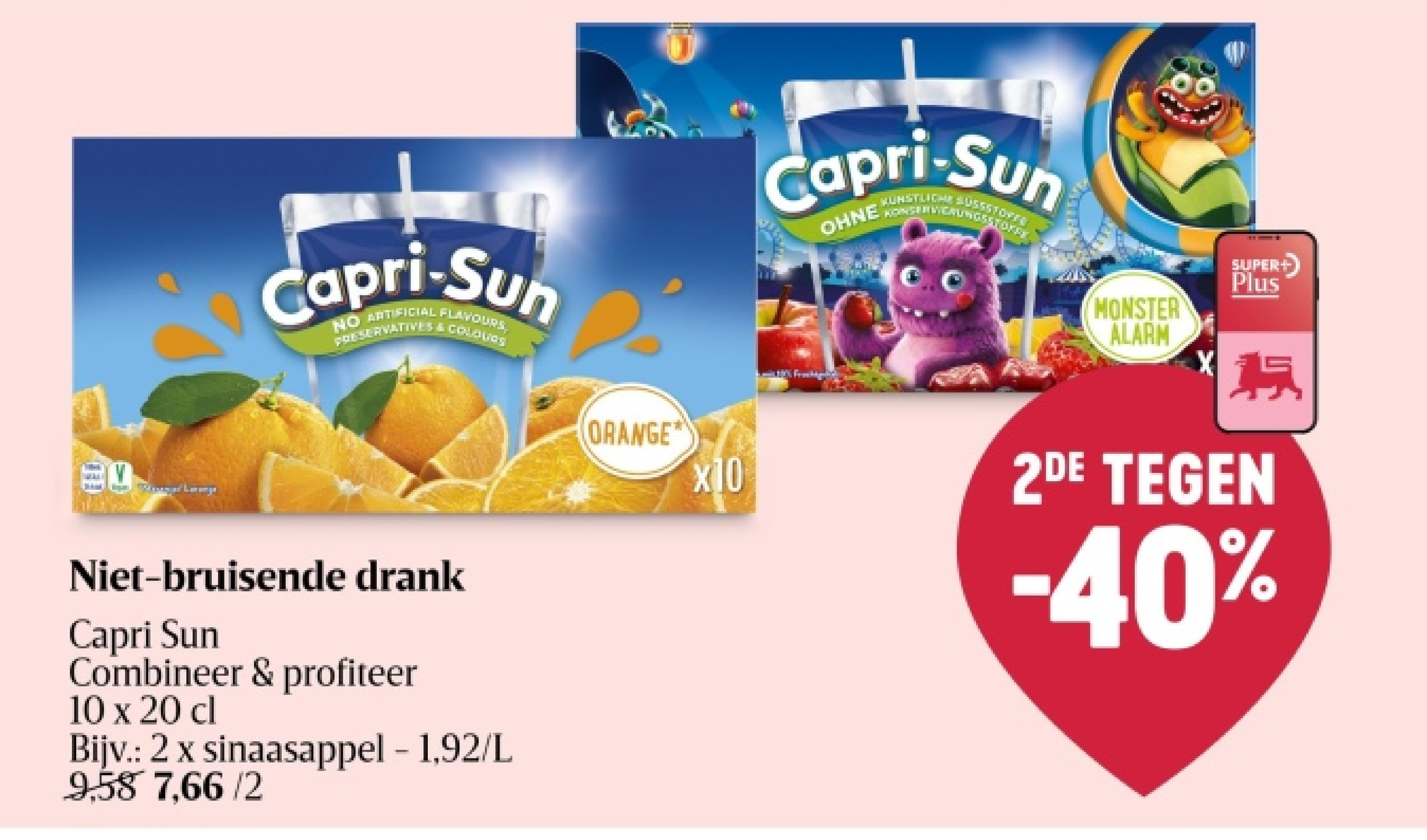 Niet-bruisende drank