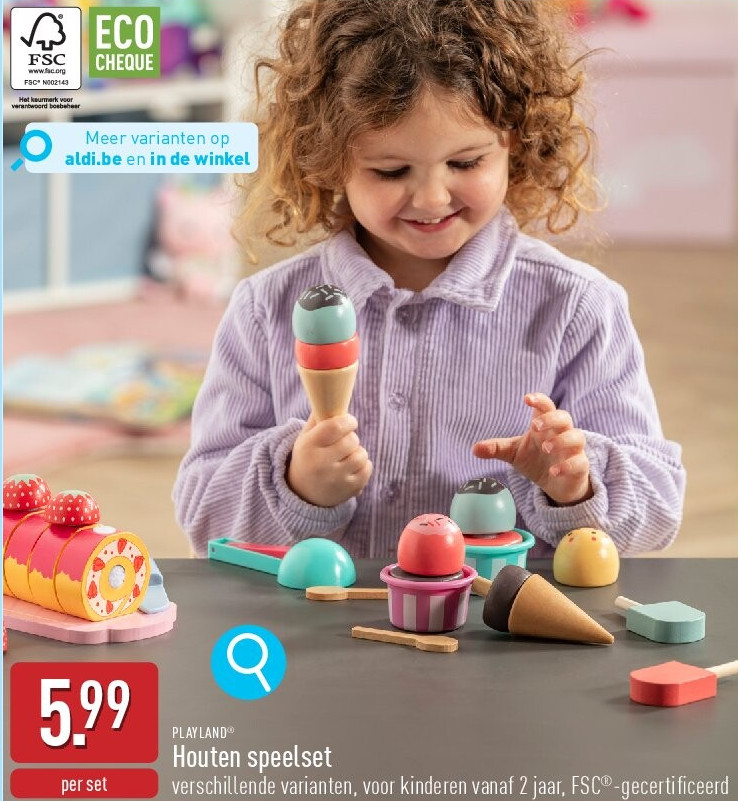 Houten speelset