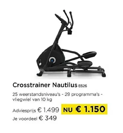 Crosstrainer Nautilus E626