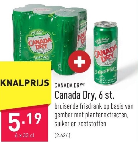 Canada Dry, 6 st.