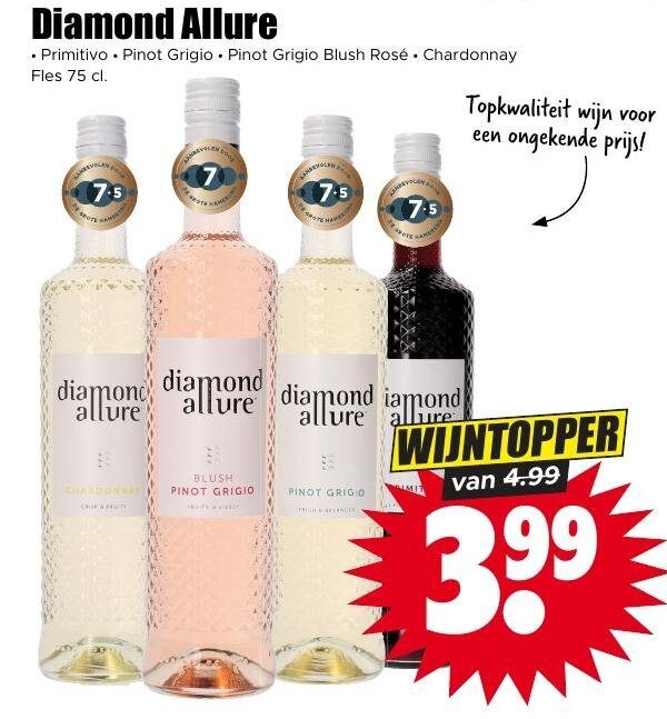 Diamond Allure wijn 75 cl