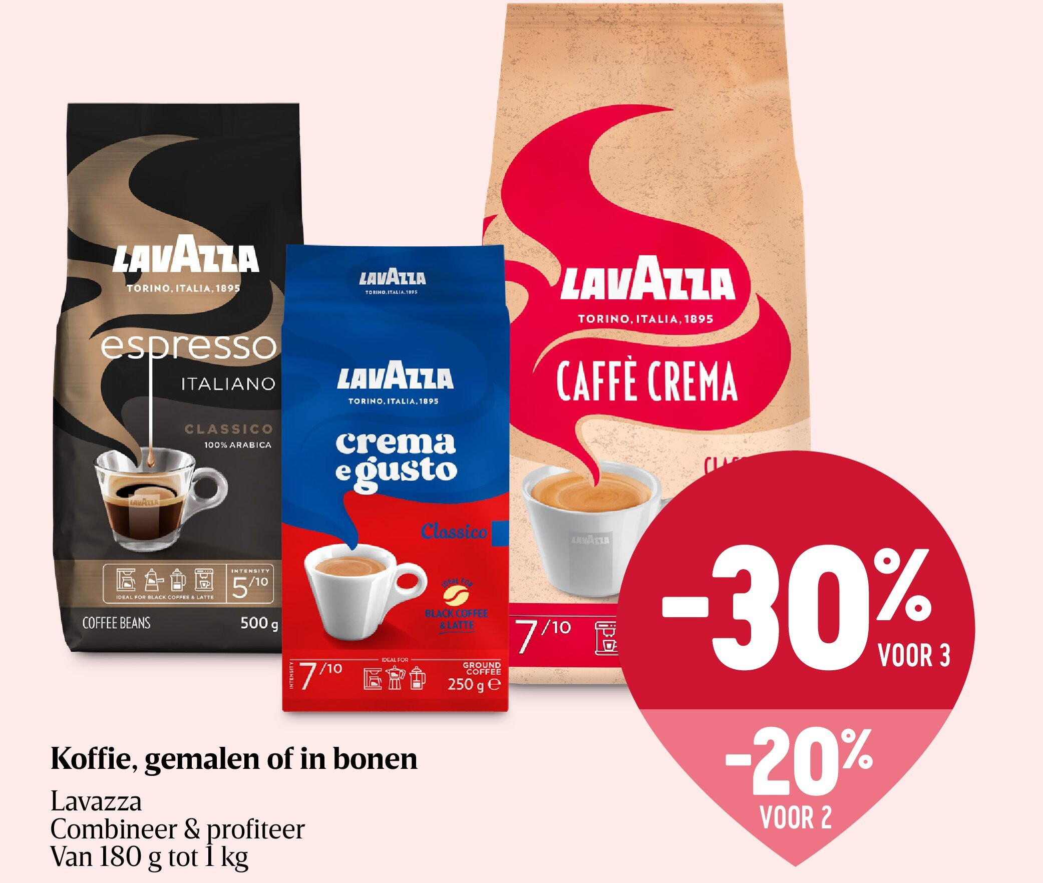 Koffie, gemalen of in bonen