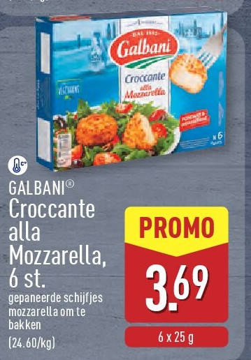 Croccante alla Mozzarella, 6st.