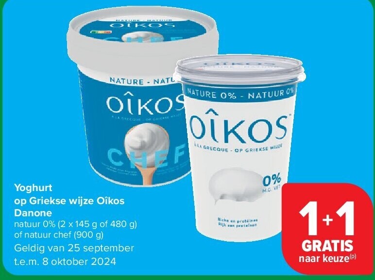 Yoghurt op Griekse wijze Oîkos Danone
